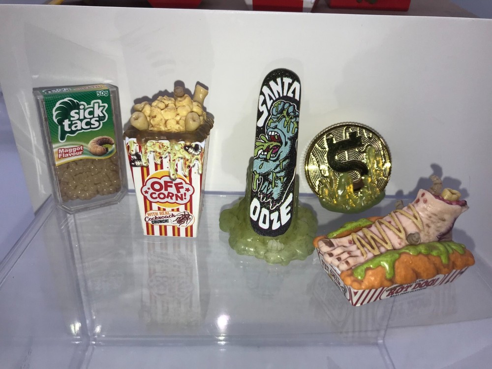 Mega Gross Minis LOT OF 5 ROT DOG, SANTA OOZE, OFF CORN, SIC TACS, CRYPTO COIN