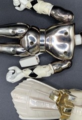 Vintage 1995 Mighty Morphin Power Rangers Legacy Falconzord And Silver Ranger