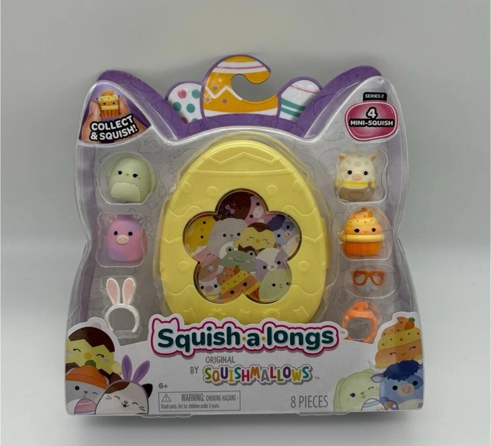 Squish a longs 6” Easter 4pk (Style 3) W2