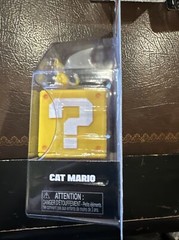 Jakks Pacific Cat Super Mario Bros Movie 1.25 in Mini Figure w/ Question Block