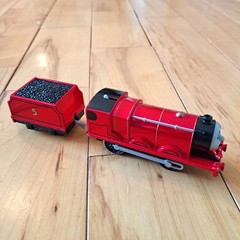 HTF! GOLDEN THOMAS, METALLIC JAMES & PERCY! Thomas Train Motorized Trackmaster