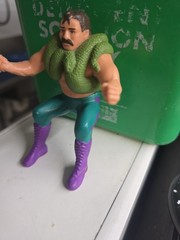 1987 WWF LJN Jake The Snake Roberts Thumb Wrestler Wrestling Figure used wear