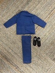 Vintage 1960’s British Colony Clone G I Joe Action Figure Pilot Uniform Tagged