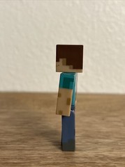 Minecraft Steve Video Game 3” Action Figure Abs Plastic Toy