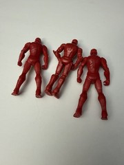 Marvel Iron Man Action Figures Lot of 3 Hasbro 2013/2023 Red Gold 4” Toys