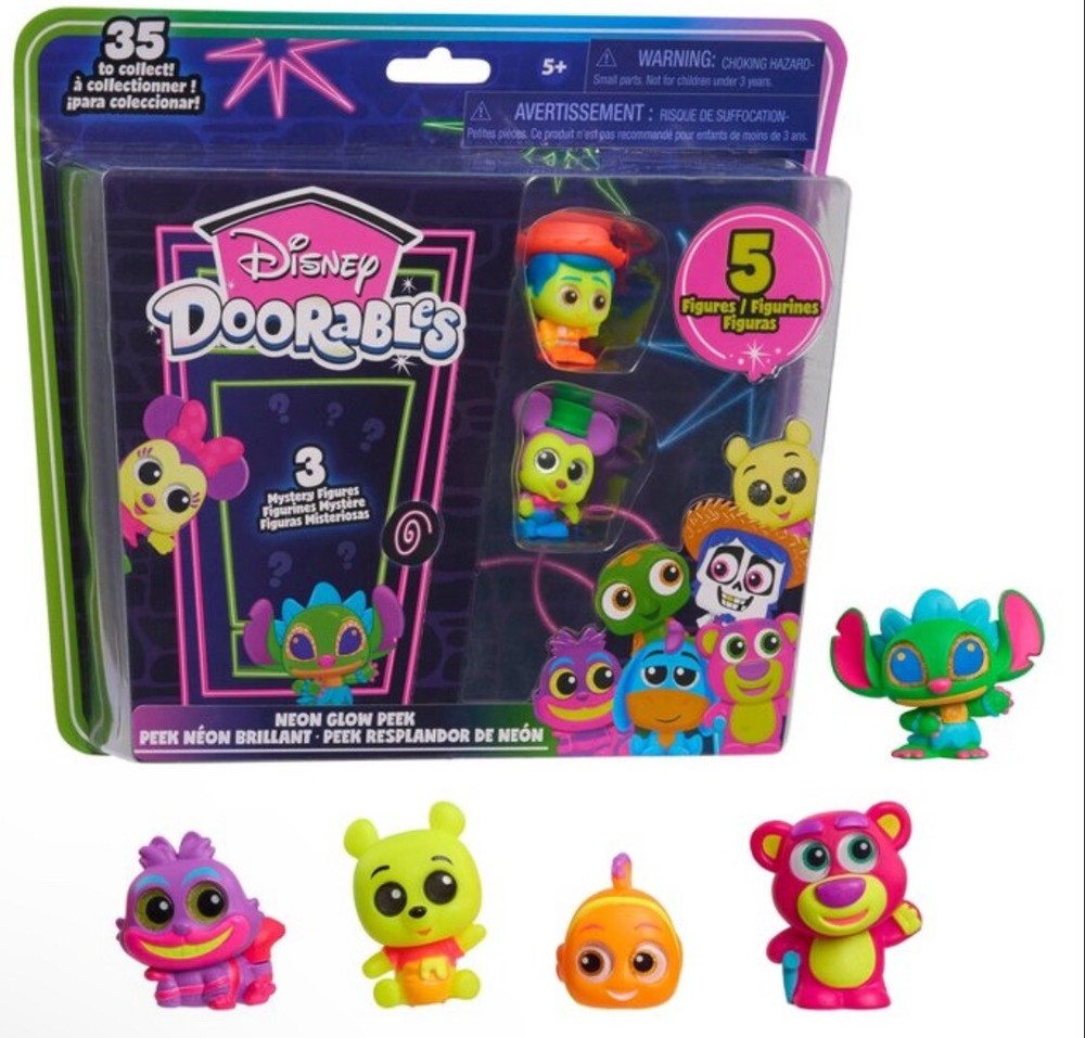 Disney Doorables Neon Glow ~ Pick Your Character!