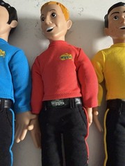The Wiggles Greg Anthony Murray Jeff Spinmaster 15” Singing Dolls 2003 WORKS!