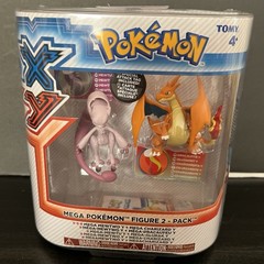 TOMY Pokemon XY Mega Pokemon Figure 2 – Pack Mega Mewtwo X and Mega Charizard X