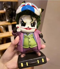 12.5cm Pokemon Pikachu Cos The Joker GK Collection Birthday Gifts Decoration