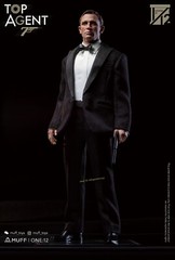 MUFF 007 Agent Killer 1/12 Action Figure Suit Clothes Gray suit & Head Body 2026