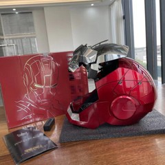 1:1 AUTOKING Iron Man MK5 Helmet Wearable Mask Voice Control Cosplay Props Gift