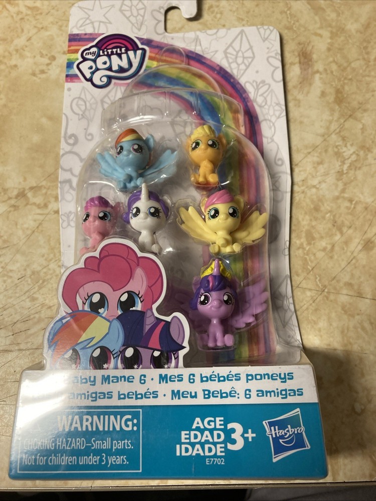 My Little Pony My Baby Mane 6 Miniature figures G4 Friendship is Magic NIP