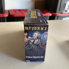 NECA Beetlejuice 4 Piece Plastic Figurine Set Multicolor Boxed Ages 8+ 2001