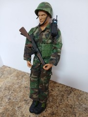 1998 21ST Century Toys 12” Soldier Camo Helmet & Accessories See Photos (#004)