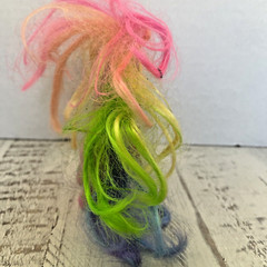 My Little Pony Pink Horse Figure Rainbow Hair Butterfly 2005