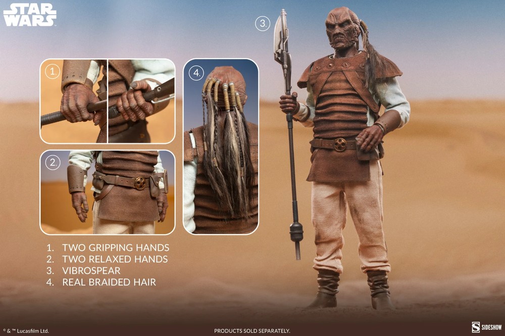 Sideshow Star Wars Return Of The Jedi Pagetti Rook Sixth Scale Figure