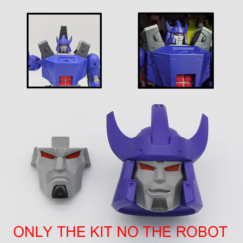 IN STOCK ABS Casting Replacement Head Upgrade Kit For SS86 Galvatron