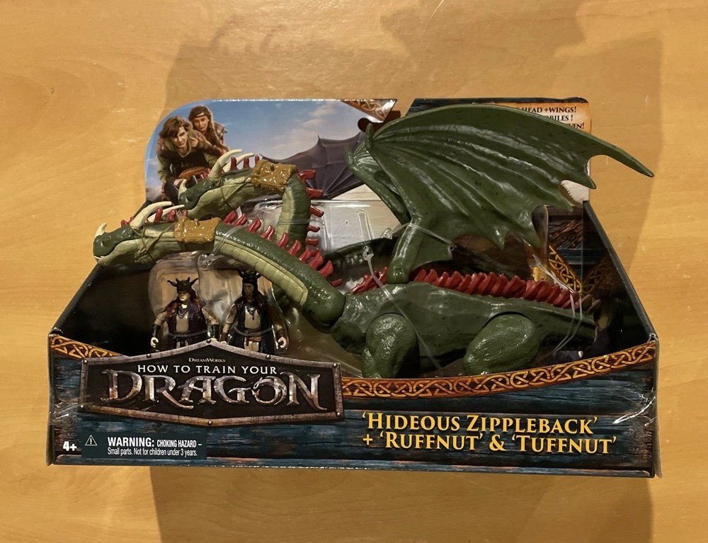 How to Train Your Dragon Hideous Zippleback Ruffnut & Tuffnut Premium Figure Set