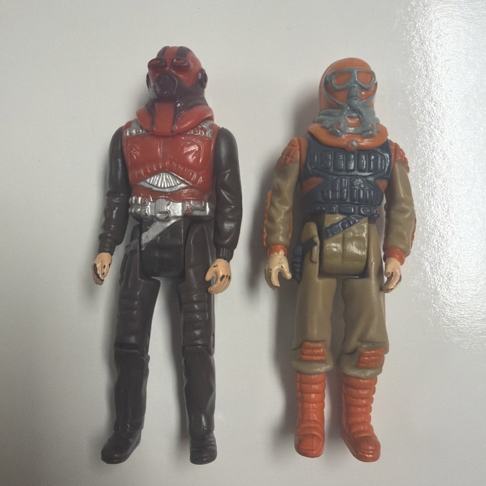 Kenner M.A.S.K. Bruce Sato/Matt Trakker Rhino Action Figures W/ short masks.