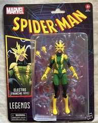 Spider-Man Marvel Legends Electro (Francine Frye) 6-Inch AF HASBRO