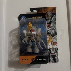 DC x Sonic the Hedgehog TAILS CYBORG 5-inch Action Figure Brand New Superhero