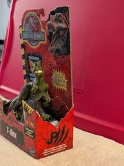 Jurassic Park III Electronic Re-Ak A-Tak T-Rex Figure- New In Box -Hasbro