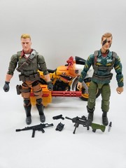GI Joe Classified Tiger Force Lot with Ram Motorcycle Adult Owned NM+