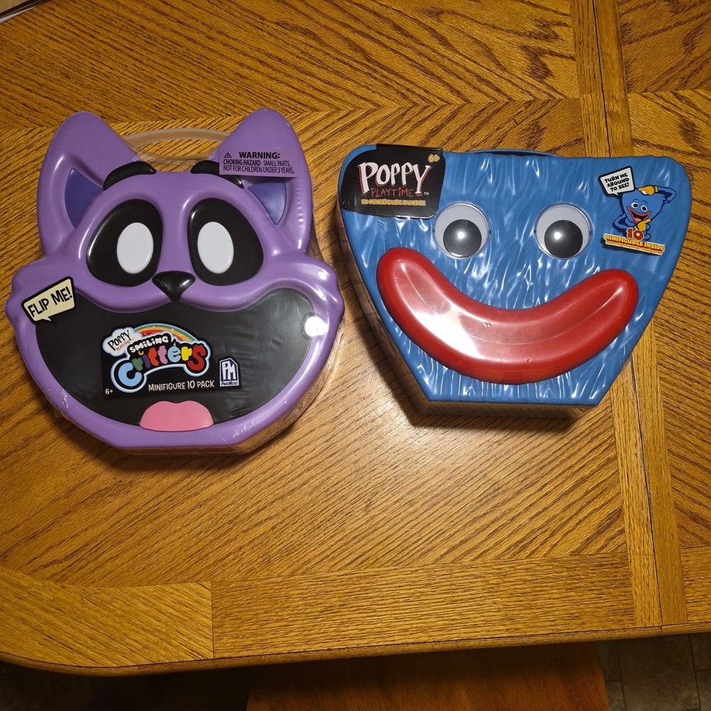 Poppy Playtime & Smiling Critters CatNap Minifigure Collector Case Sets SEALED