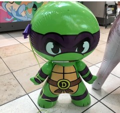 NEW! 4 Pcs NINJA TURTLE Collection Birthday Party Favors TMNT inflatable toy 24”