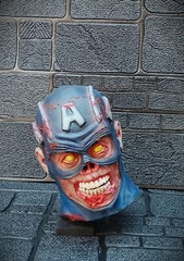 Zombie Captain America Marvel Handmade Latex Mask , Halloween/Parties/Cosplay
