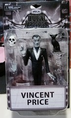 VINCENT PRICE: NECA Silver Screen Toony Terrors b&w figure package NIB FREE SHIP