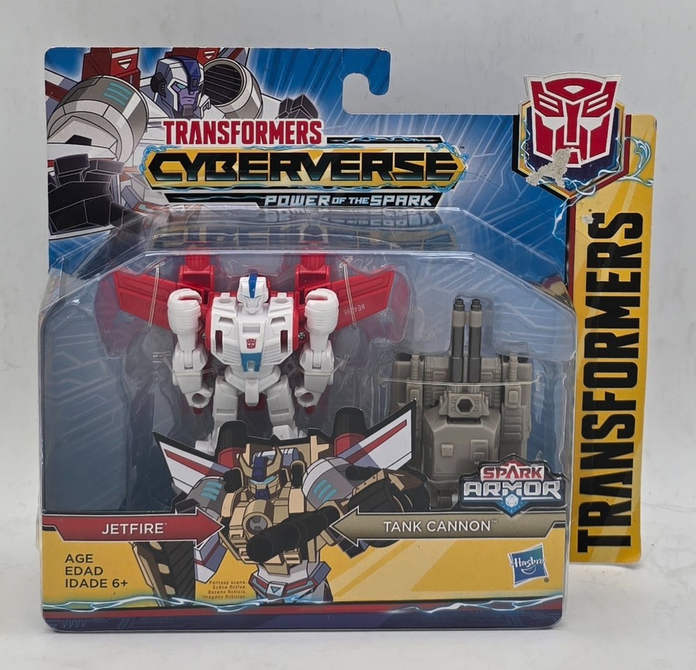 Transformers Cyberverse Power of the Spark Jetfire Spark Armor Tank Cannon New