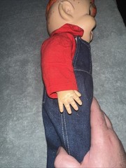 1954 Joe Palooka Little Max hard plastic doll 16 inch Vintage Comic Character
