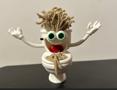 Italian Brainrot Spaghetti tualetti – Limited Edition Physical Figure Toy Meme