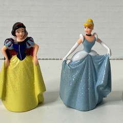 Disney Store Lot Of 7 Disney Princess Characters Figurines Playset/Cake Toppers