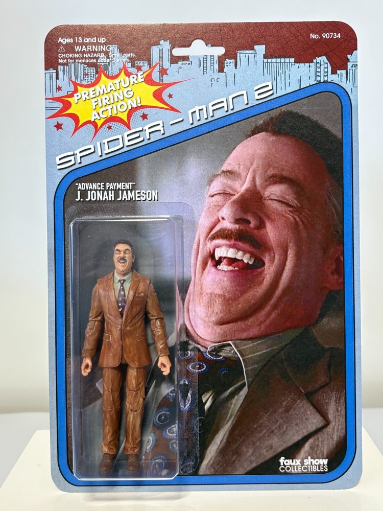 J. Jonah Jameson Laughing Custom Action Figure – Spider-Man 2, Internet Meme