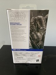 Hasbro Star Wars Black Series #09 Mercenary Guard Droid First Edition In-hand
