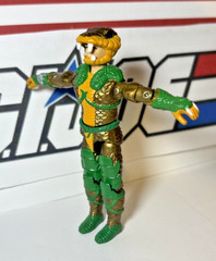 GI Joe Serpentor 1986 v1 *100% COMPLETE, Near Mint figure!* Original Cape VTG
