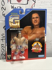 WWF British Bulldog Davey Boy Smith 1995 Grapplers & Gimmicks Retro Figure MOC