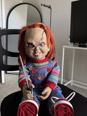 24” ANIMATRONIC ROBOT CHUCKY TALKS Doll Good Guys CHILDS PLAY New in Box