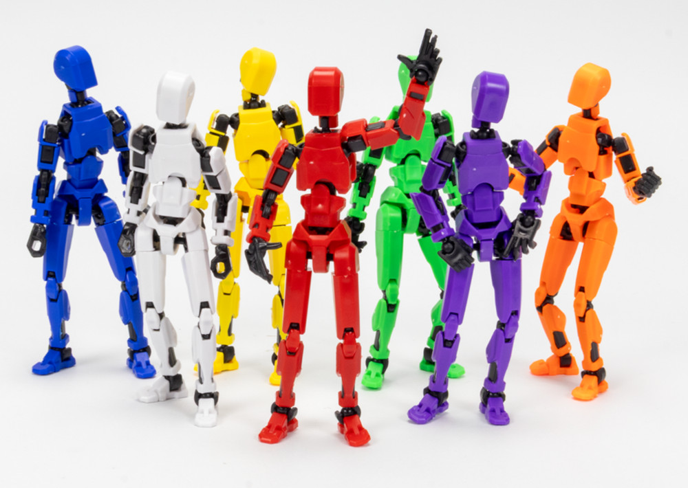 Dummy 13 Action Figure | 3D Printed Poseable Articulated Collectible Kit