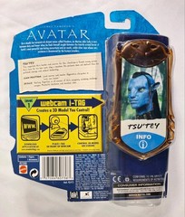 Tsu’Tey James Cameron’s Avatar Webcam i-Tag 4″ Tsu Tey Figure Mattel 2009 -NEW