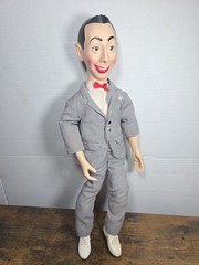 Vintage 1987 Matchbox Toys Pee-Wee Herman Talking Pull String Doll Still Works