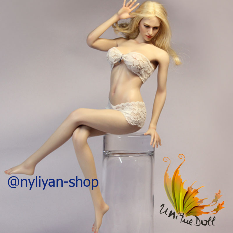 UANDD 1/6 No Finger Bone Seamless Large Bust Body 12″ Female Figure Fit OB Head