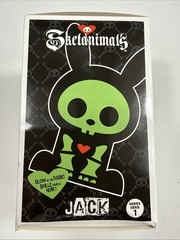Skelanimals Glow In The Dark Jack Collectible Vinyl Figure NIB
