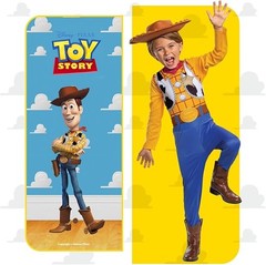 Disney Official Woody Costume for Kids, Includes Woody Hat 5-6 YEARS