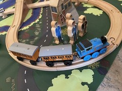 1993 Learning Curve Wooden Thomas Train Instant System Set #4! VHTF