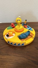 Vintage 1990s Sesame Street Tub Puzzle Floating Elmo Cookie Bert Ernie Big Bird