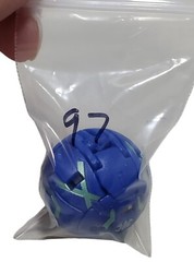 Bakugan Fencer Blue Aquos 620G New Vestroia Battle Brawlers Action Figure Ball
