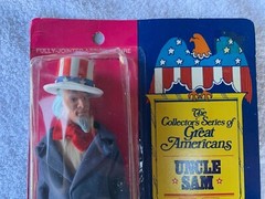 1976 Vintage Fun World, “Uncle Sam” Great Americans Figures. NEW!!!!